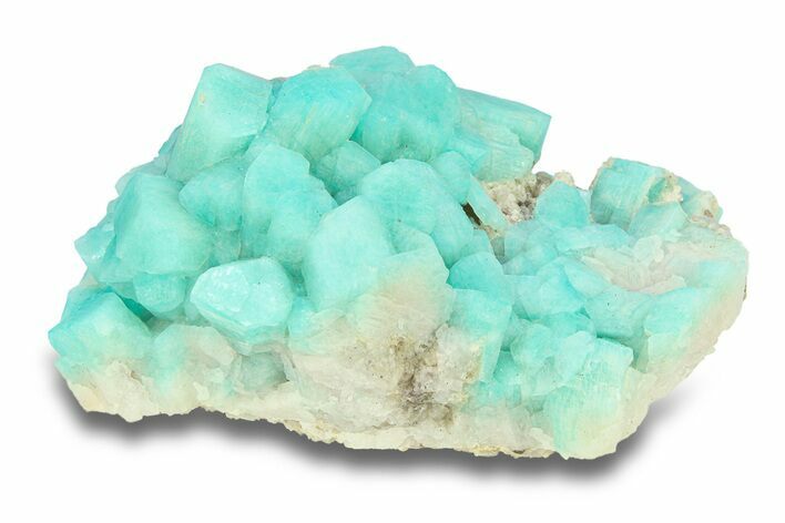 Amazonite Crystal Cluster with Quartz - Colorado #281956